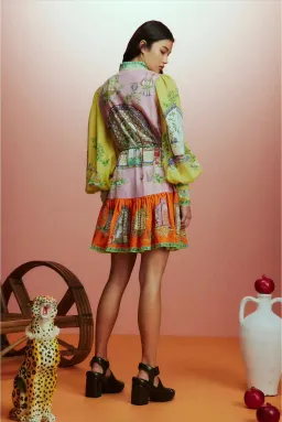 Alemais Monte Mini Dress Multi Size 6 for rent on The Volte - image 4