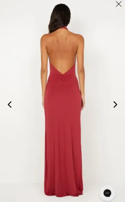 Bec + Bridge Susie Plunge Maxi Dress in Cherry AU6 for rent on The Volte - image 2