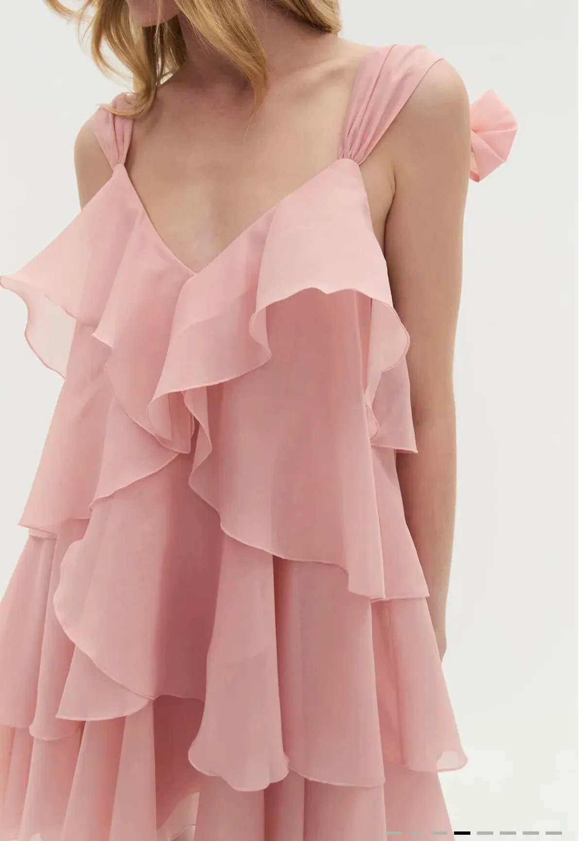 Aje Erin Mini Dress in muted rose - Image 2