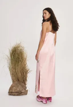 Alemais Cindy Embellished Slip Dress size 14 Pink  for rent on The Volte - image 4