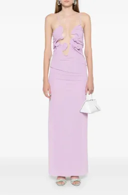 Christopher Esber Moulded Venus Dress Pink Size 8 for rent on The Volte - image 1