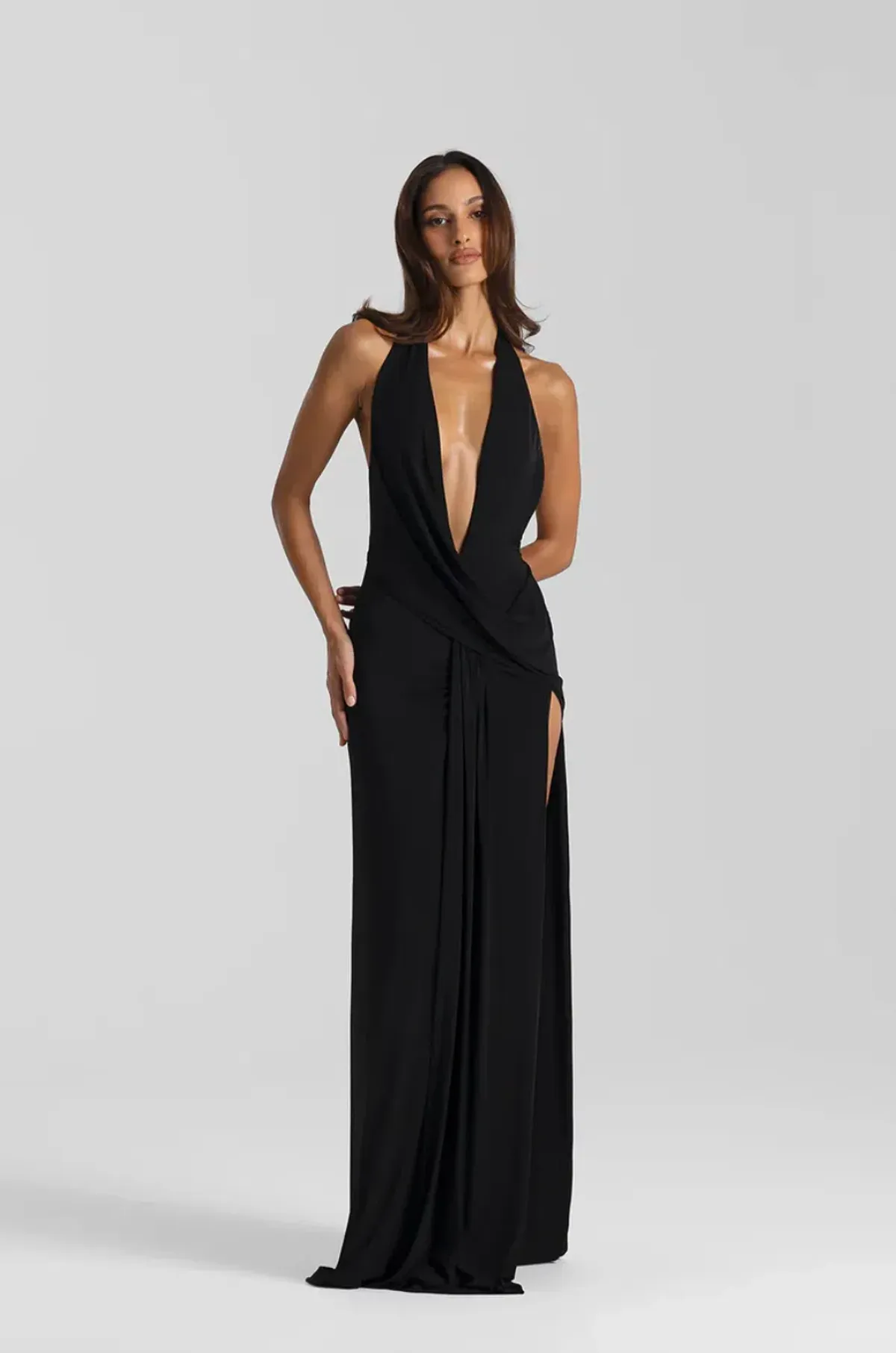 Natalie Rolt Winona Gown Black Size 1 AU 8 - Image 1
