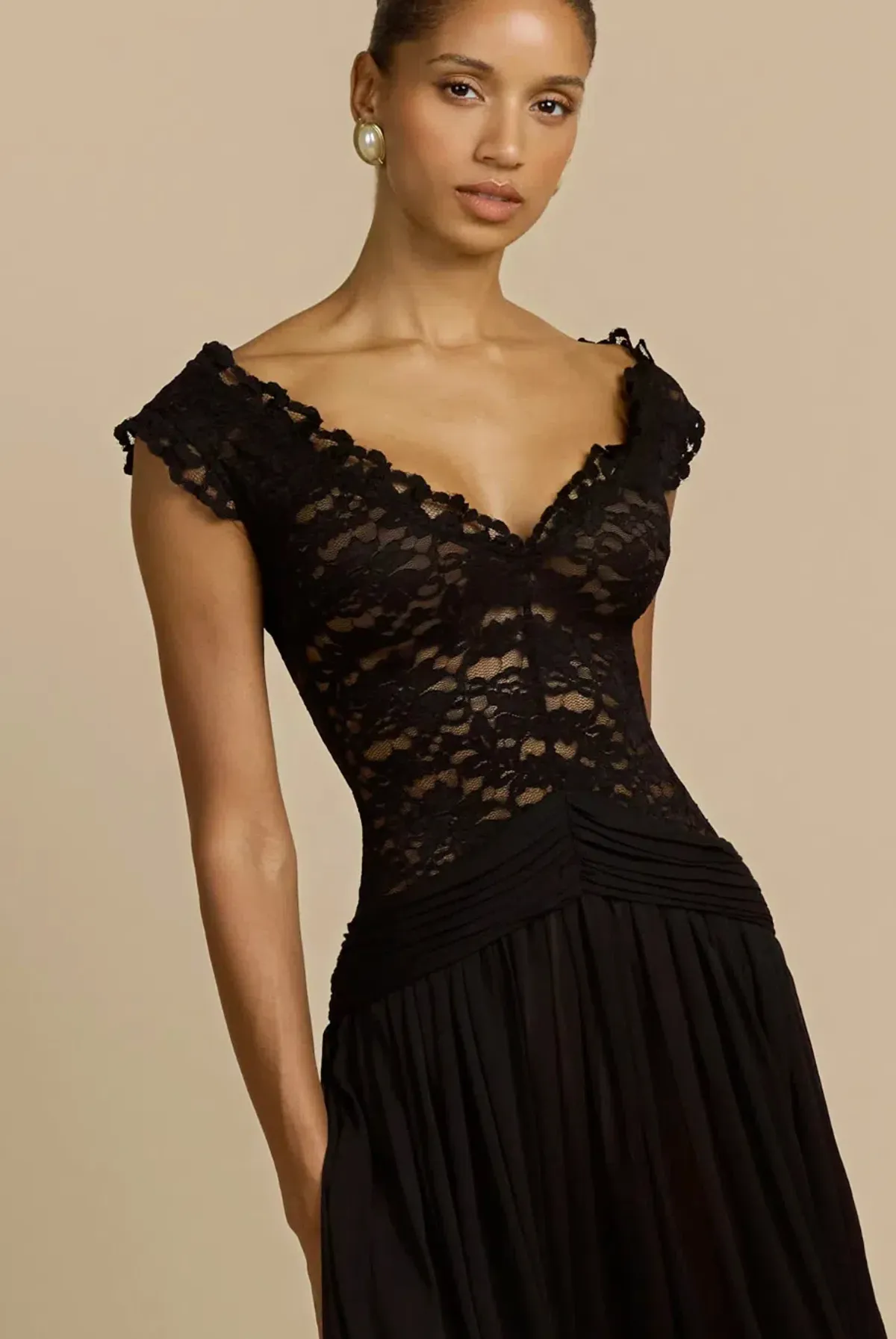 Arcina Ori, ARABELLA DRESS, black, Midi size 8 - Image 3