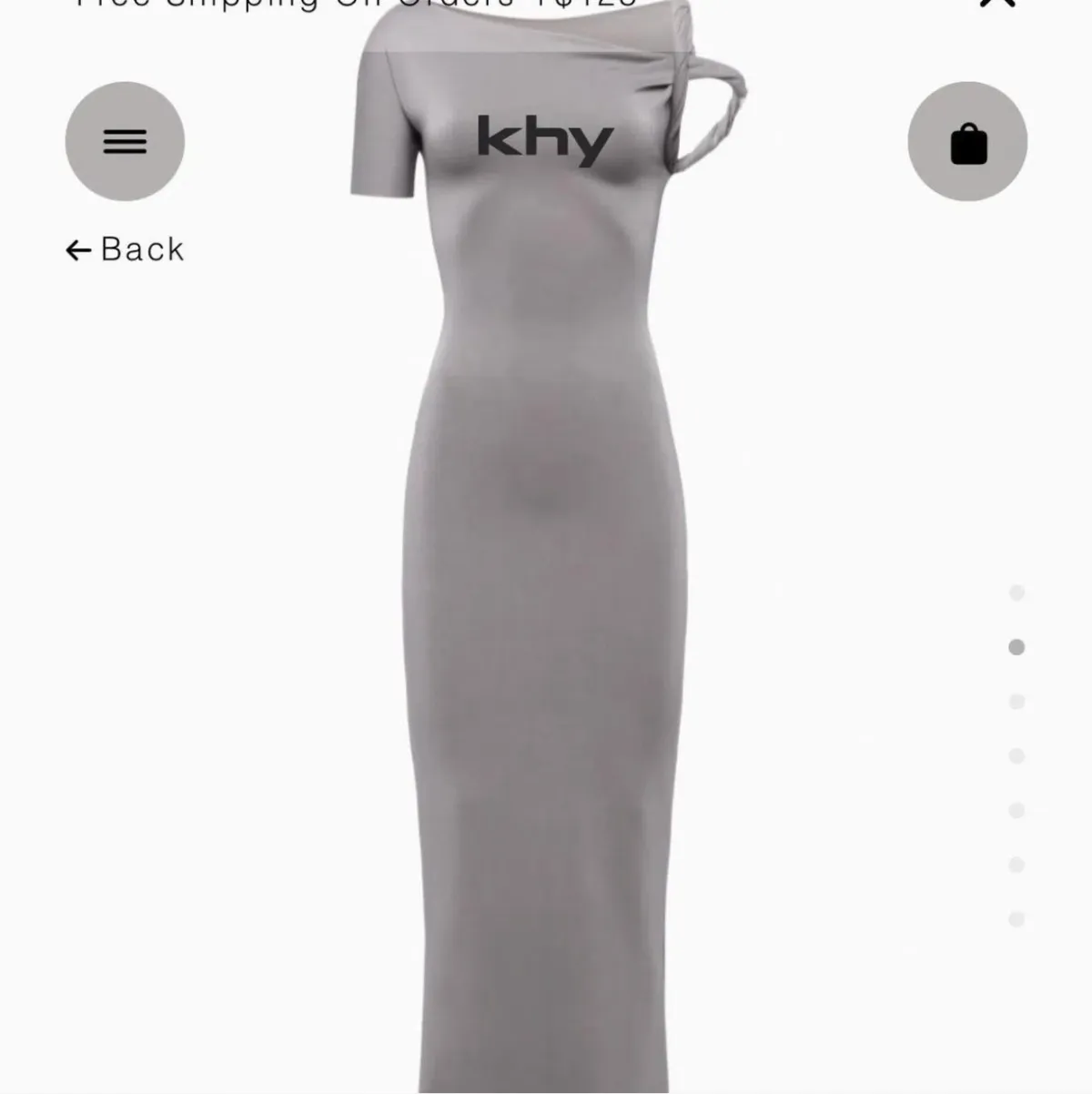 Khy by Kylie Jenner Twist Maxi Stone size 8 - Image 1