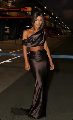 Effie Kats Perez Top & Skirt - Chocolate Size 8/Small for rent on The Volte - image 1