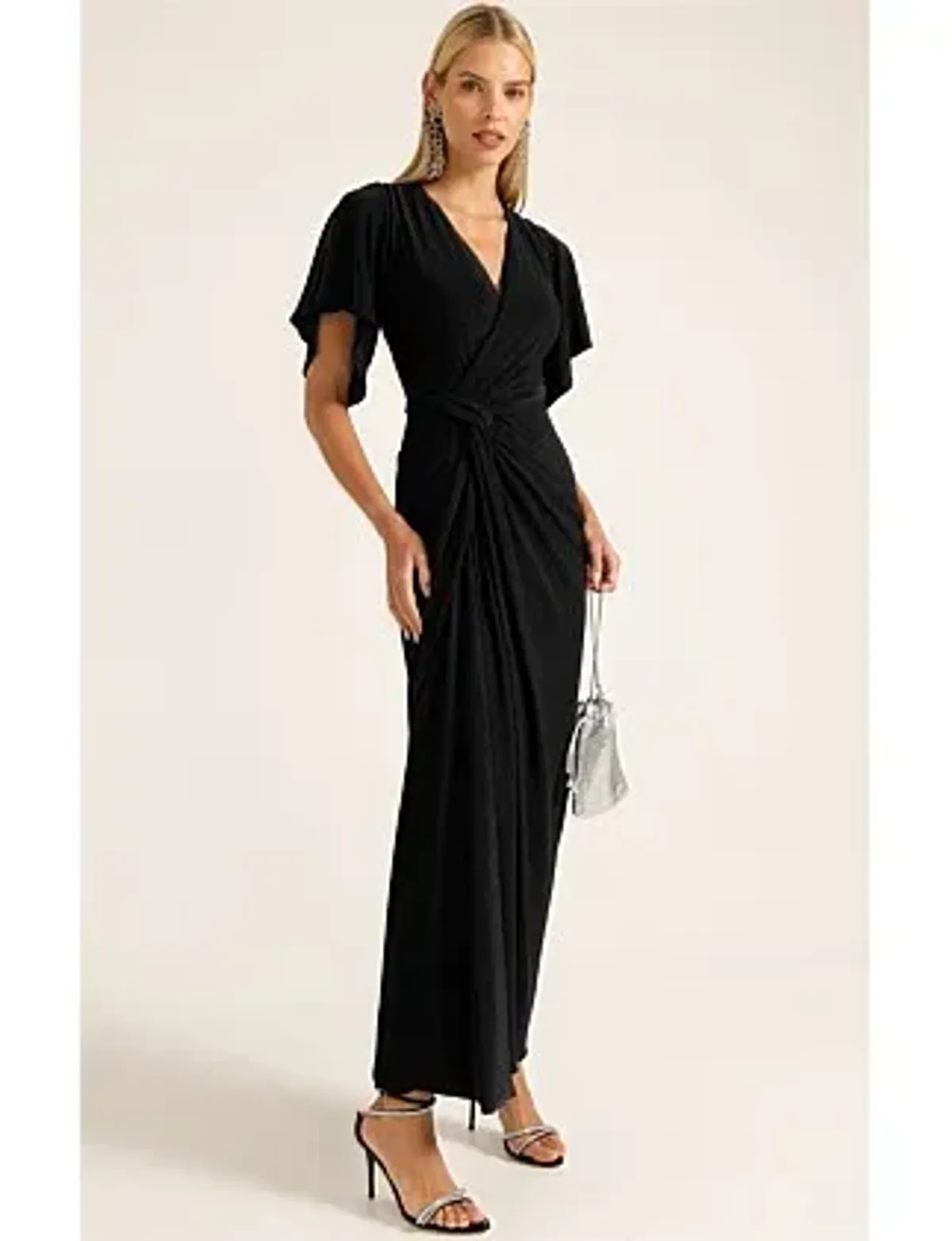 Sacha Drake THE EMPORIUM MAXI DRESS Black Size 14 - Image 4