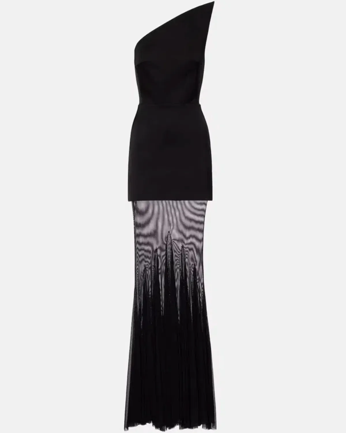 David Koma Tulle Trimmed Caddy Dress AU 6 - Image 3