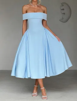 Baby Boo - Miranda MIDI Blue Dress AU size 12 for rent on The Volte - image 1