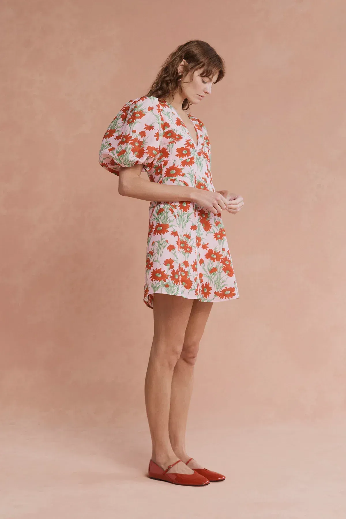 Lovaan Adeline Mini Dress Aster Floral Size 8 - Image 2