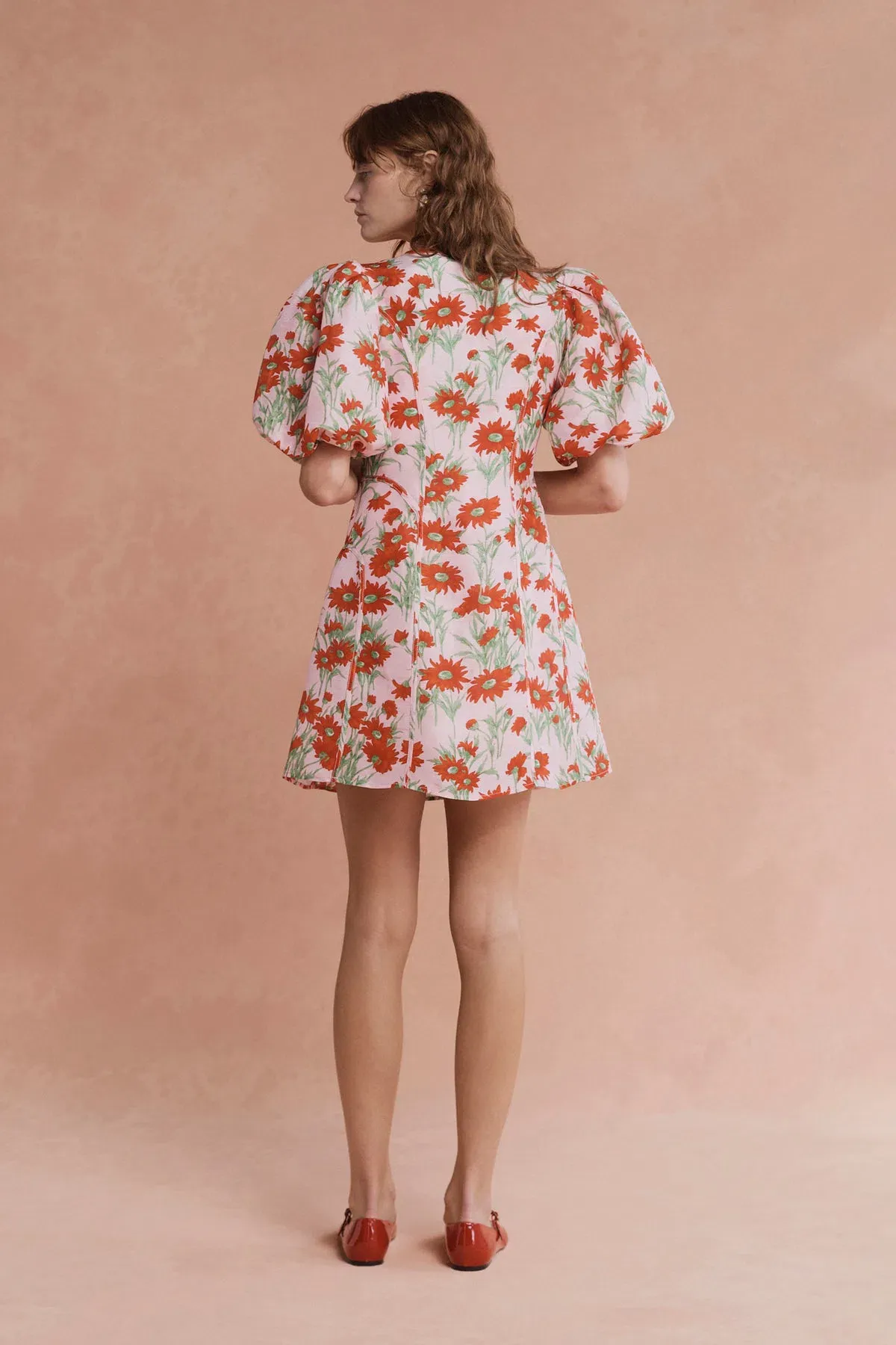 Lovaan Adeline Mini Dress Aster Floral Size 10 - Image 3