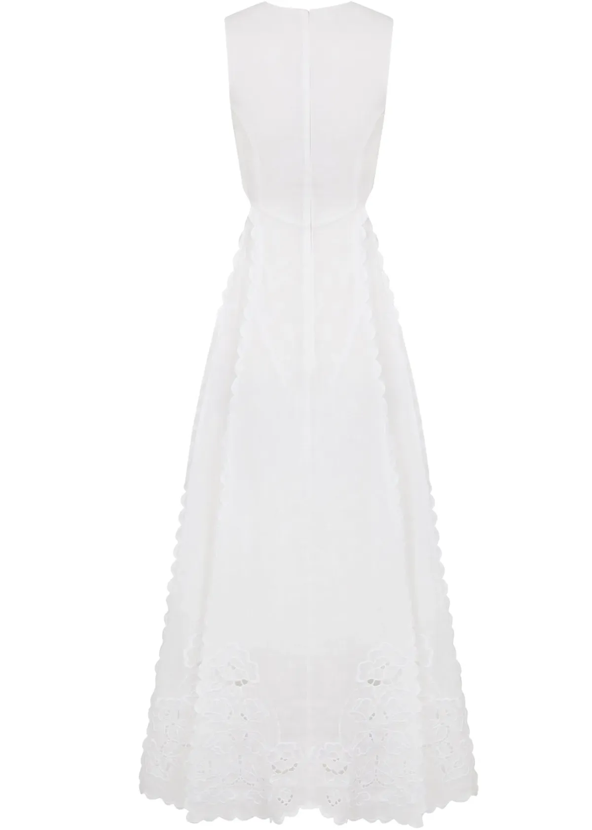 Lovaan Amelia Dress White Size 14 - Image 3