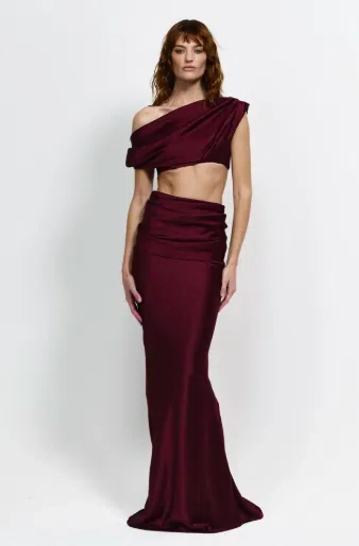 Effie Kats Perez Set Maxi Burgundy Size 10  - Image 1