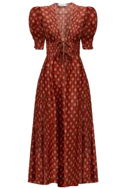 Lovaan Boehm Dress Auburn Rose Size 10 for rent on The Volte - image 4