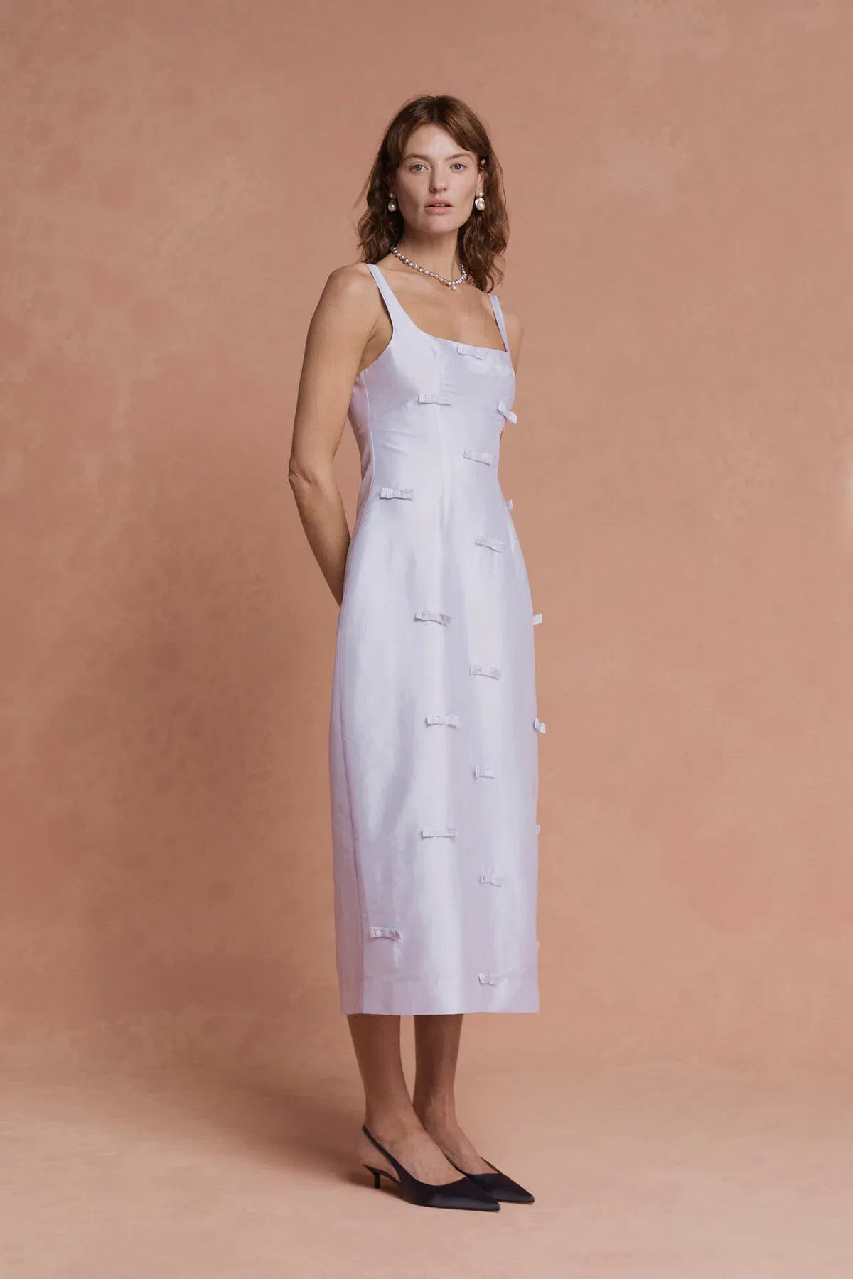 Lovaan Camilla Dress Lilac Size 14 - Image 2