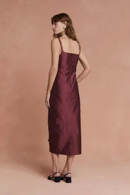 Lovaan Camilla Dress Plum Size 14 for rent on The Volte - image 3