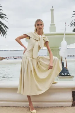 Lovaan Elly Dress Butter Size 12 for rent on The Volte - image 6