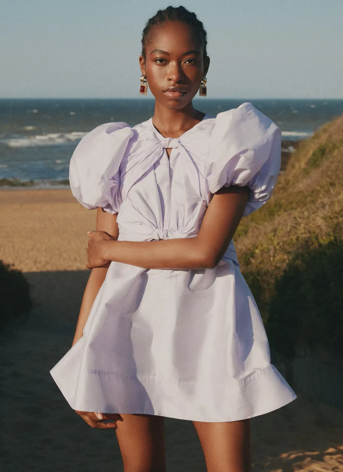 Lovaan Iris Dress Lilac Size 12 - Image 2