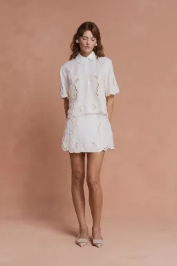 Lovaan Milicent Top White Size 8 for rent on The Volte - image 3