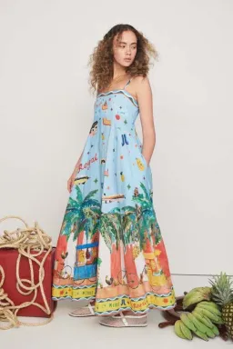 ALEMAIS All Aboard Midi Sundress Size 10 Au for rent on The Volte - image 13