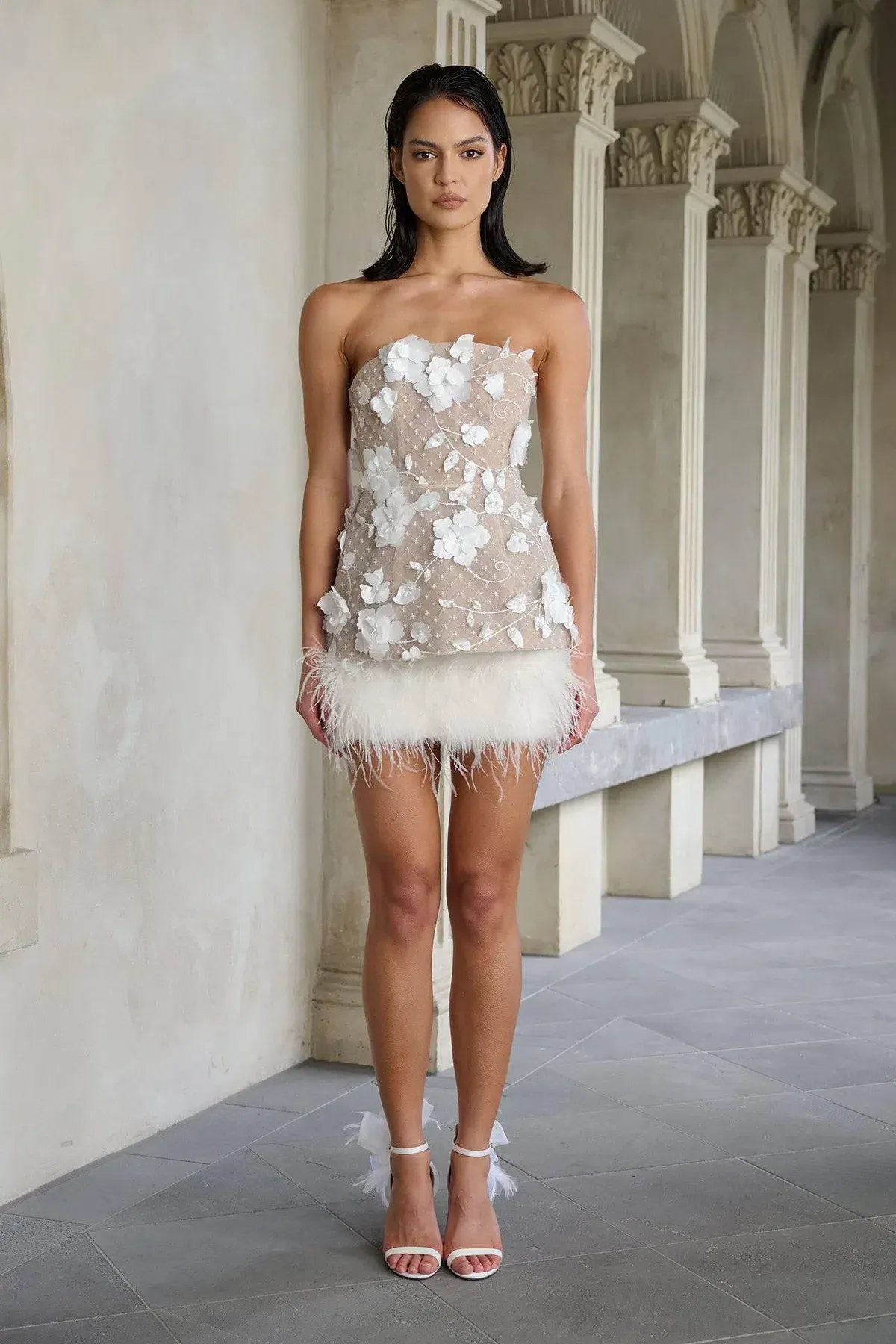 ELIYA THE LABEL Josie Dress XS White - Image 1