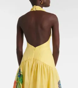 ALEMAIS Dahlia Halter Gown Yellow Size 10 AU for rent on The Volte - image 3