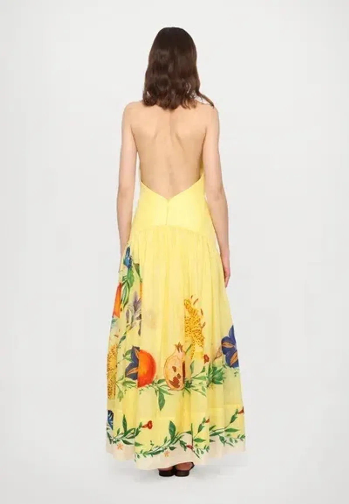 ALEMAIS Dahlia Halter Gown Yellow Size 10 AU - Image 16