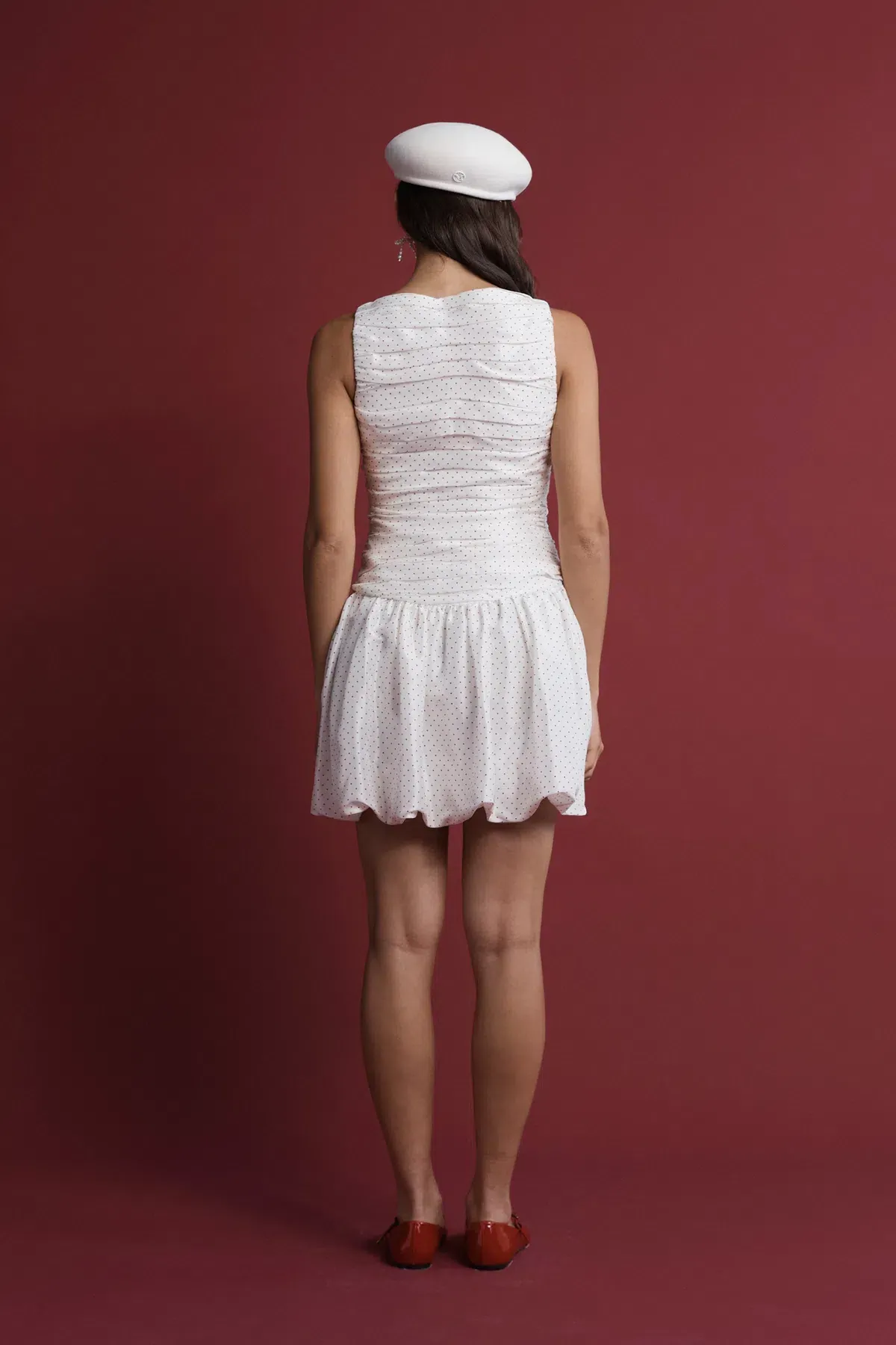 Lovaan Val Mini Dress White Size 8 - Image 3