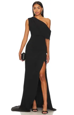 Elliatt Isadora Off the Shoulder Maxi Gown in Black size XXL/16 for rent on The Volte - image 2