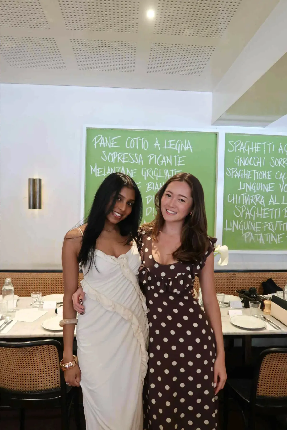 Design By Si - Luna Dress with Polka Dots (Brown/Yellow) - Image 3