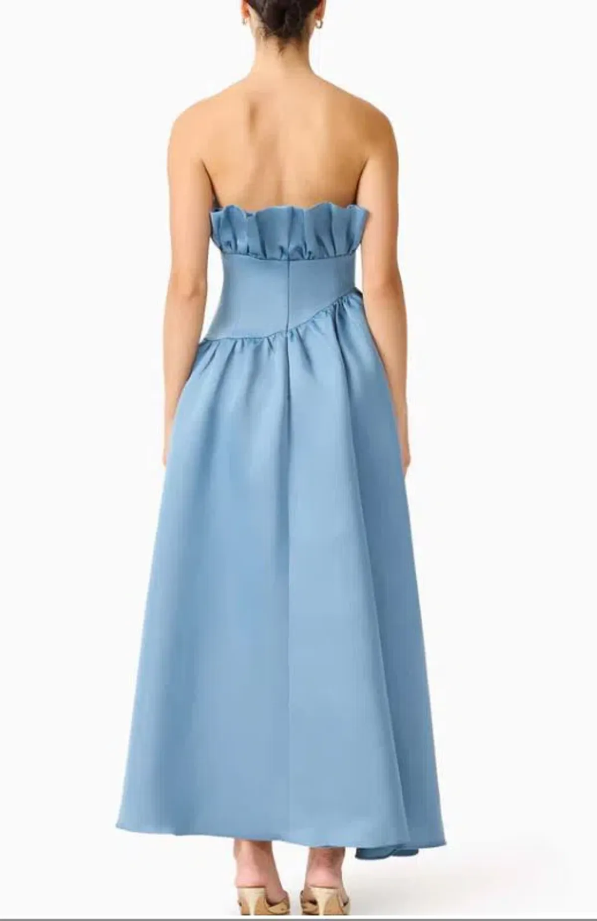 Elliatt Laurel Dress in Steel Blue Size S/8 - Image 2