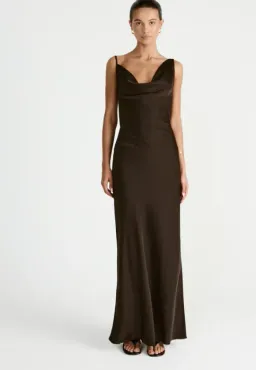 Charcoal Adley Maxi Dress (Chocolate) size 8 for rent on The Volte - image 2