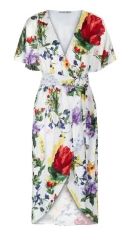 Alice + Olivia Floral Dress in wildflower print size 10 for rent on The Volte - image 2