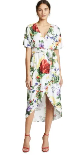 Alice + Olivia Floral Dress in wildflower print size 10 for rent on The Volte - image 1