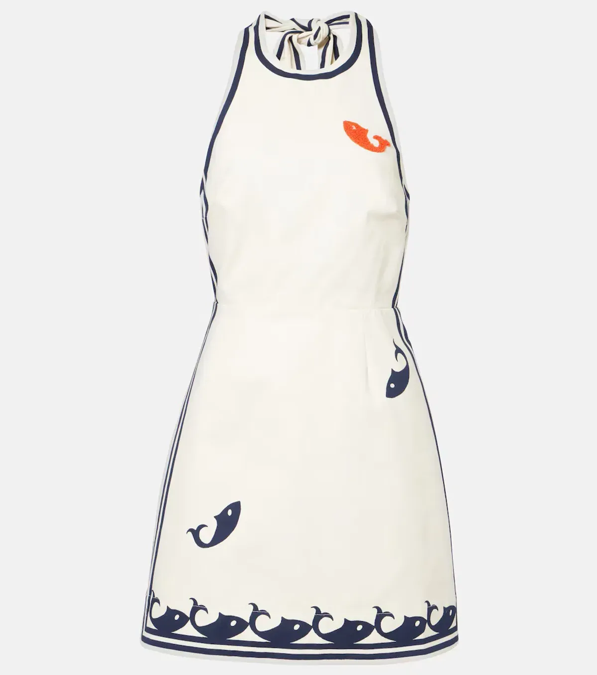 ALEMAIS Marine Mini Dress Cream 10 AU - Image 3