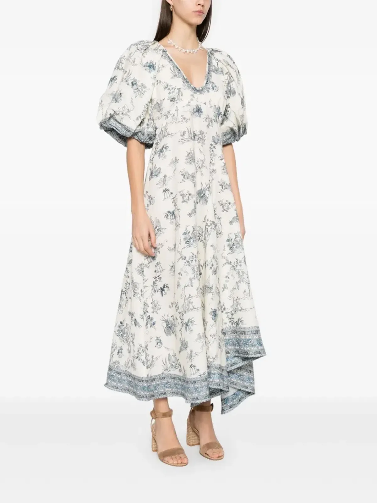 ALEMAIS Casa Midi Dress Print 8 AU - Image 7