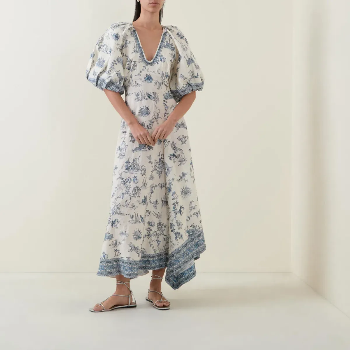 ALEMAIS Casa Midi Dress Print 8 AU - Image 2