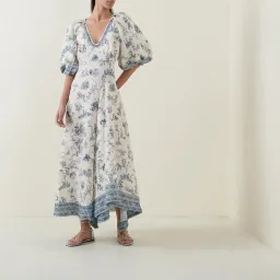 ALEMAIS Casa Midi Dress Print 8 AU for rent on The Volte - image 5