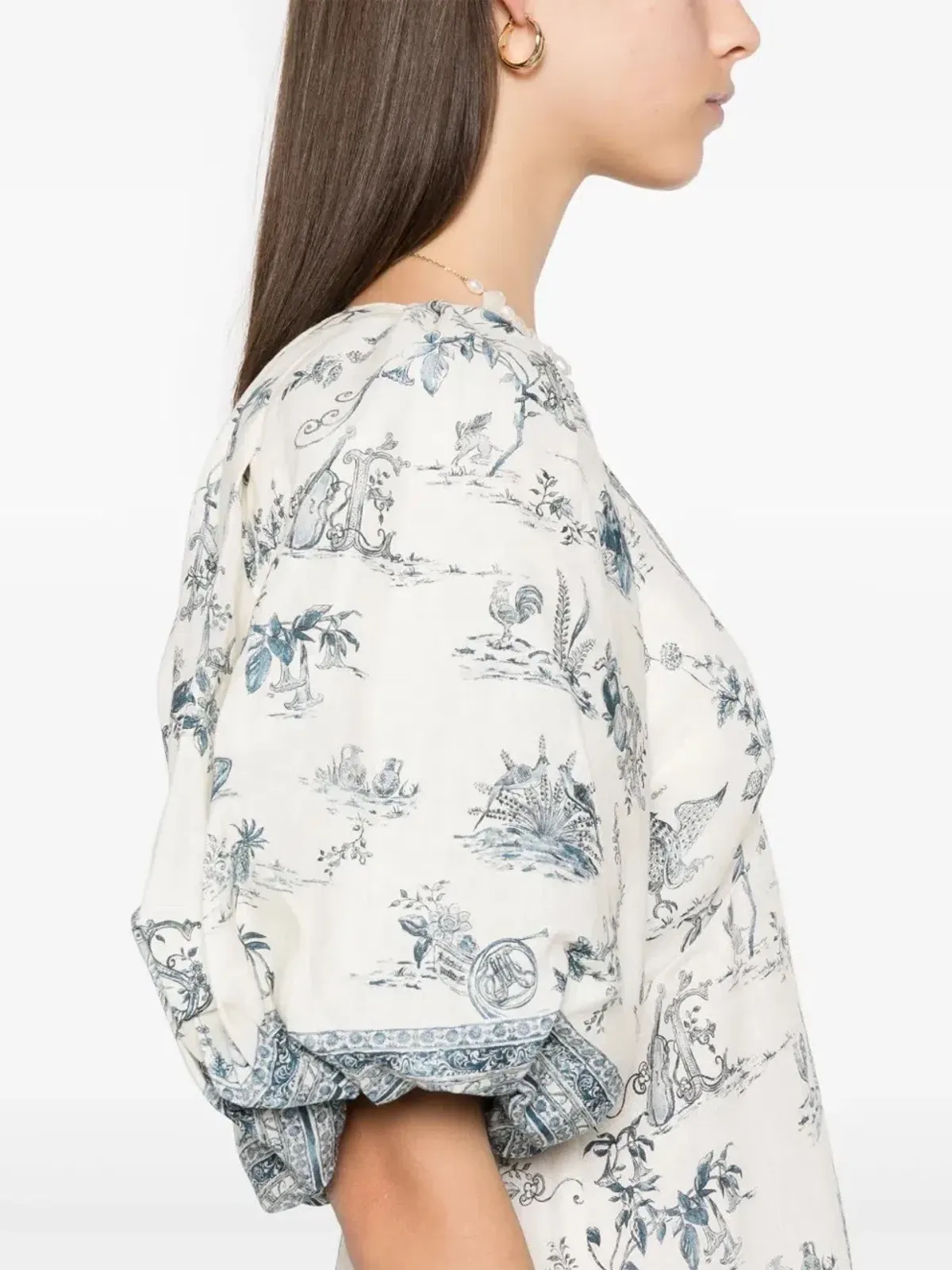 ALEMAIS Casa Midi Dress Print 8 AU - Image 8