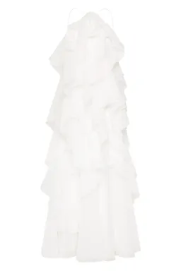 Aje Pandorea Maxi Dress in White for rent on The Volte - image 11