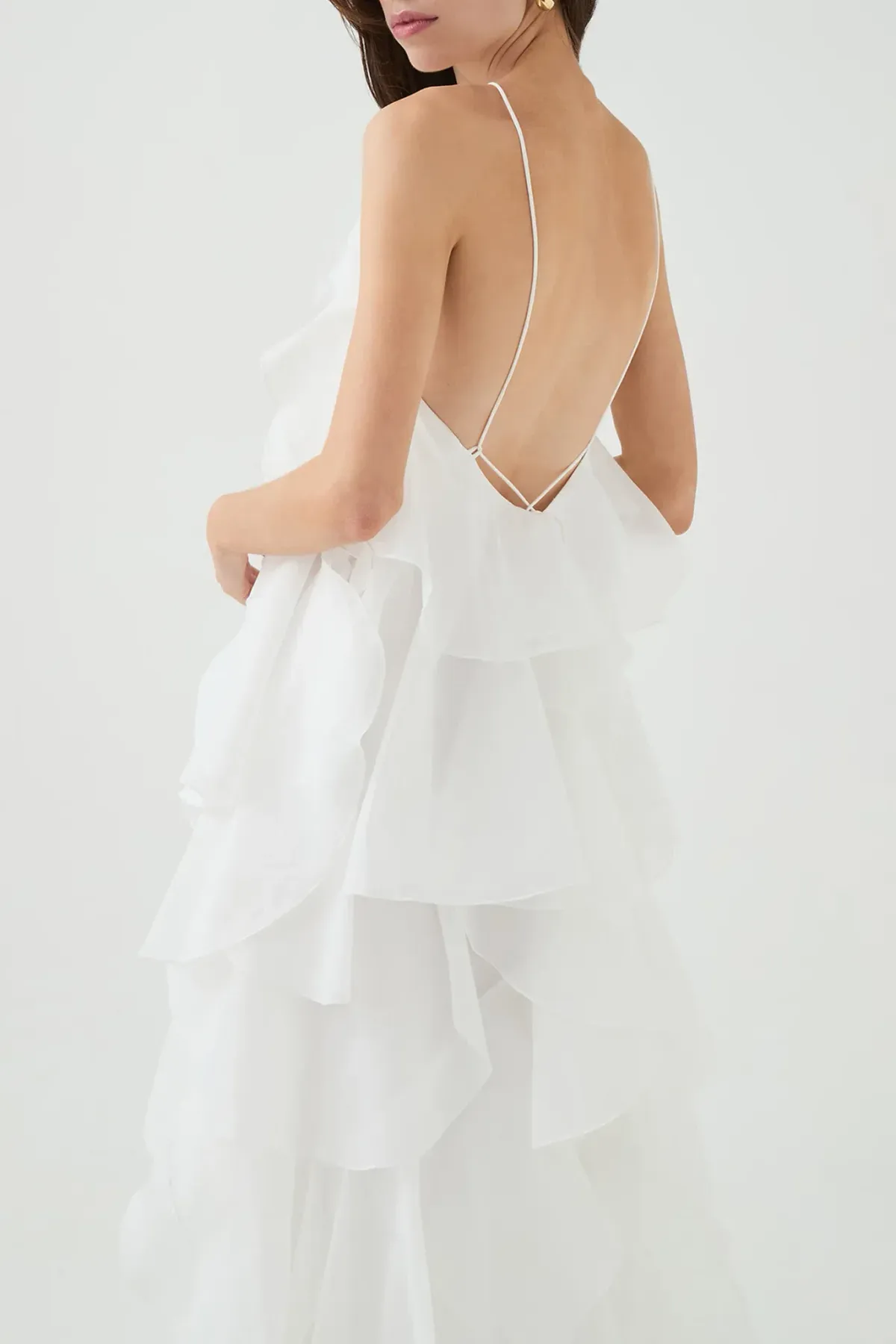 Aje Pandorea Maxi Dress in White - Image 9