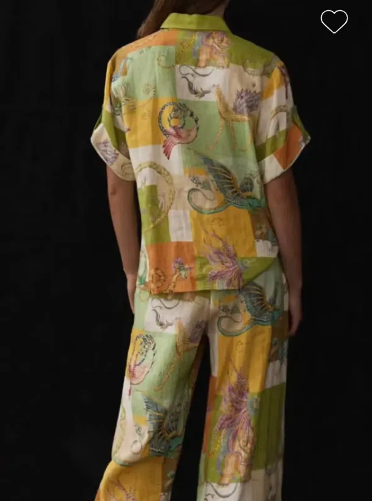 Alemais Jerome Shirt and Pants Set Multicolour Print Suit Size 8 - Image 2