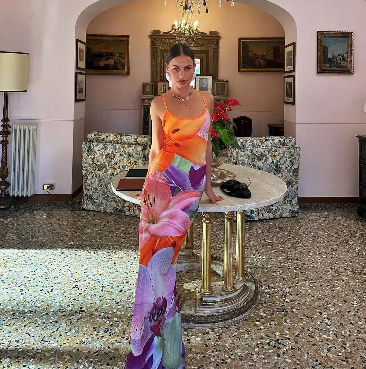 With Harper Lu Slip Dress - Size Small - Image 2