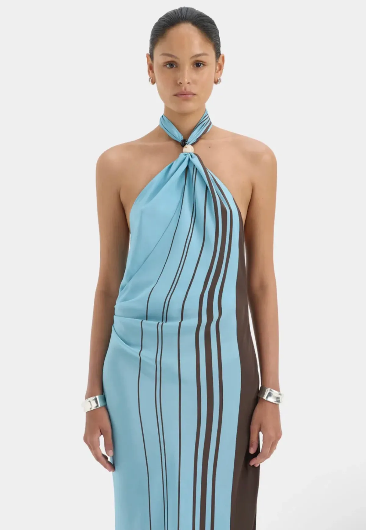 SIR THE LABEL Rioja Halter Scarf Maxi Dress Size 10/M  - Image 6