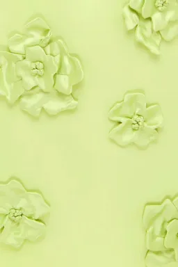 Leo Lin Leia Petal Mini Dress - Chartreuse - AU 16 (US 12) for rent on The Volte - image 4