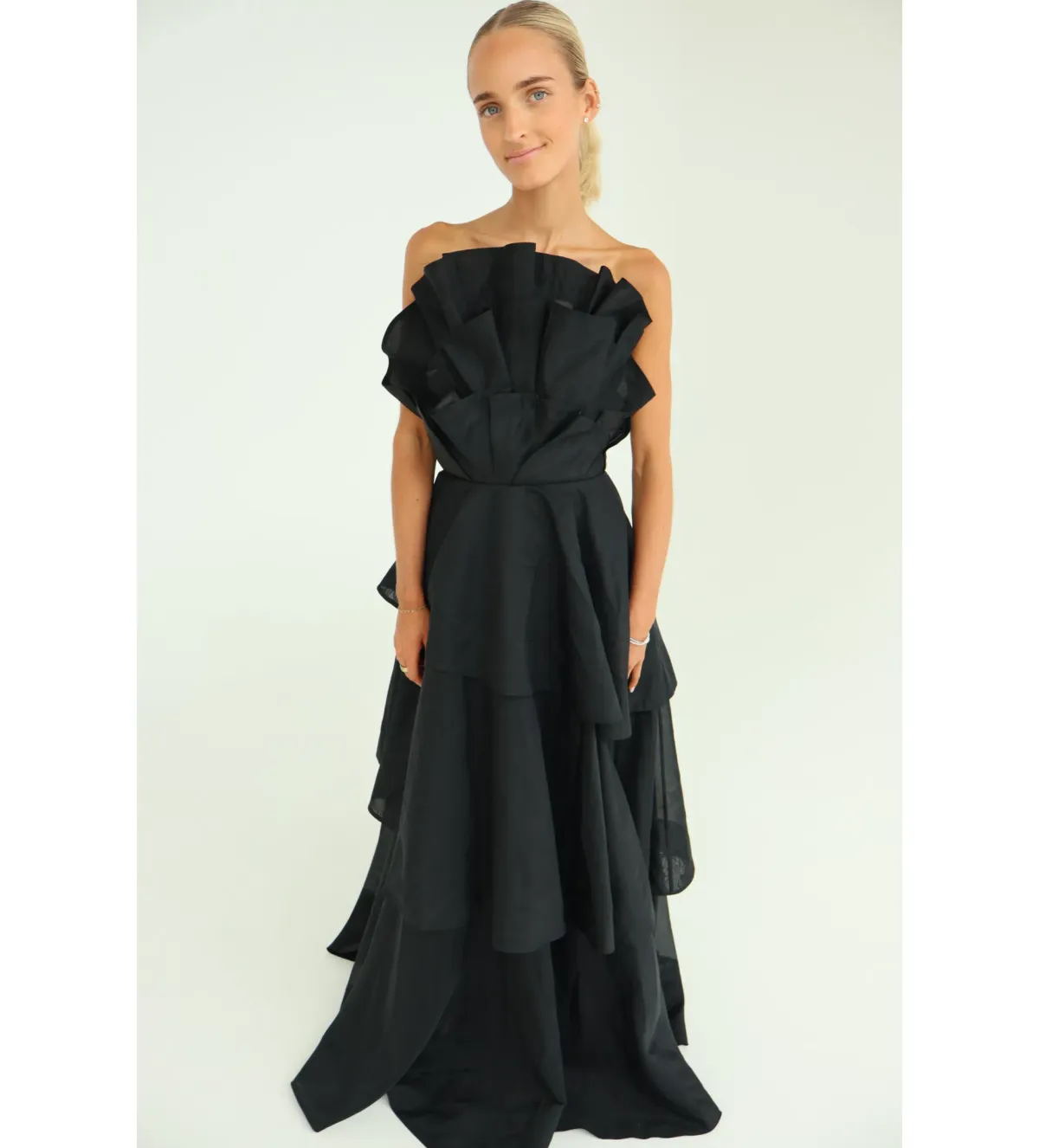 Aje Selestia Maxi Gown in Black Size 10 - Image 2