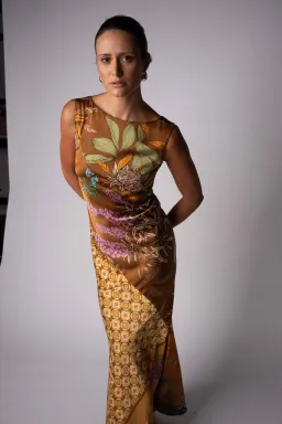 One Fell Swoop Fleur Monica Maxi-Koi No Mori Multi Size 6 for rent on The Volte - image 6