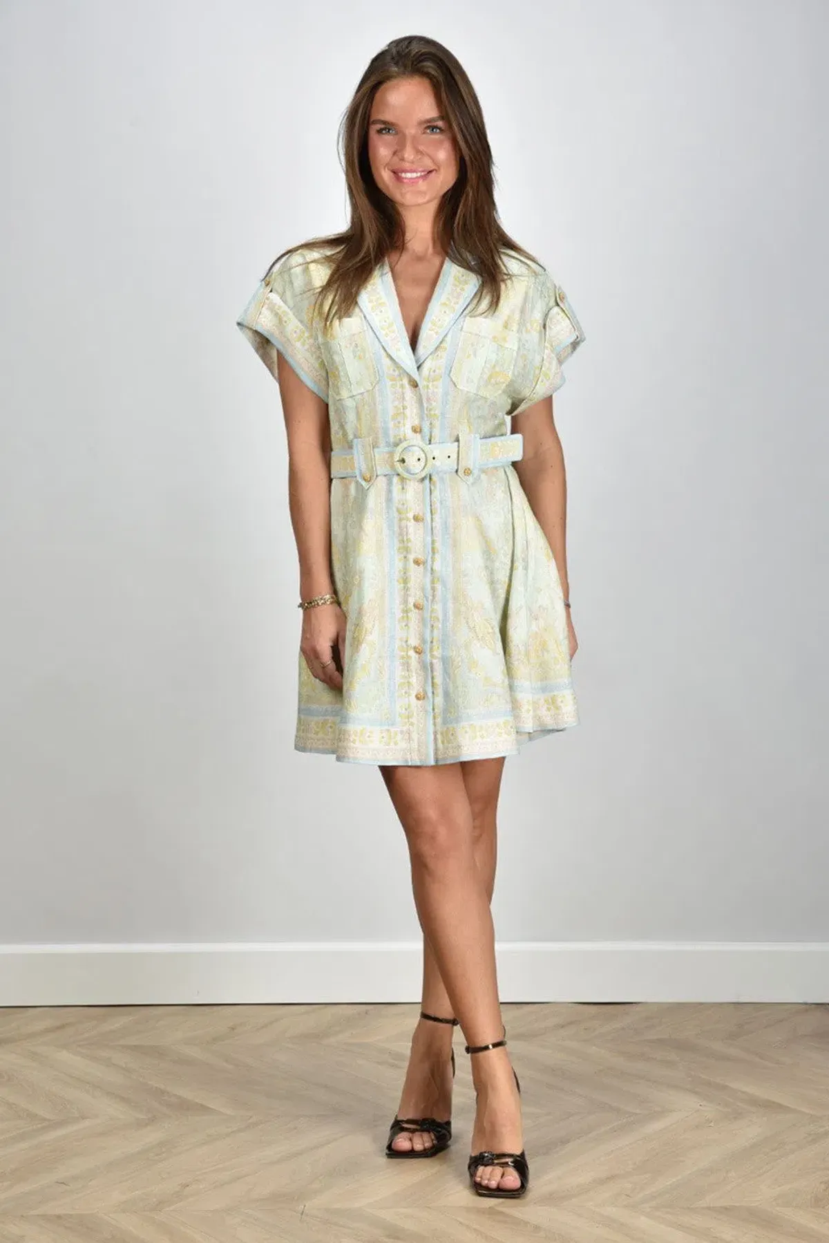 Zimmermann Acacia mini shirt dress size 4/ AUS 16 - Image 2