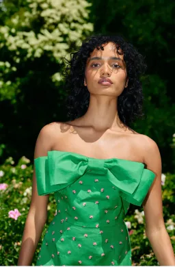 Aston Studio Jemima Dress Leaf Green for rent on The Volte - image 2