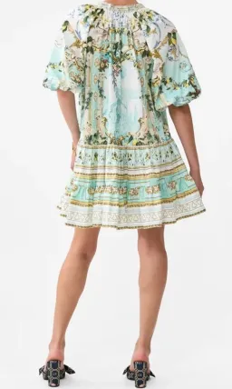 Camilla Puff Sleeve Shirt Dress Venus On A Vespa Size S AU 10  for rent on The Volte - image 3