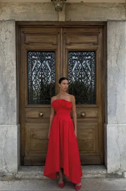 Elliatt Laurel Sleeveless Maxi Dress in Red M / AU 10 for rent on The Volte - image 1
